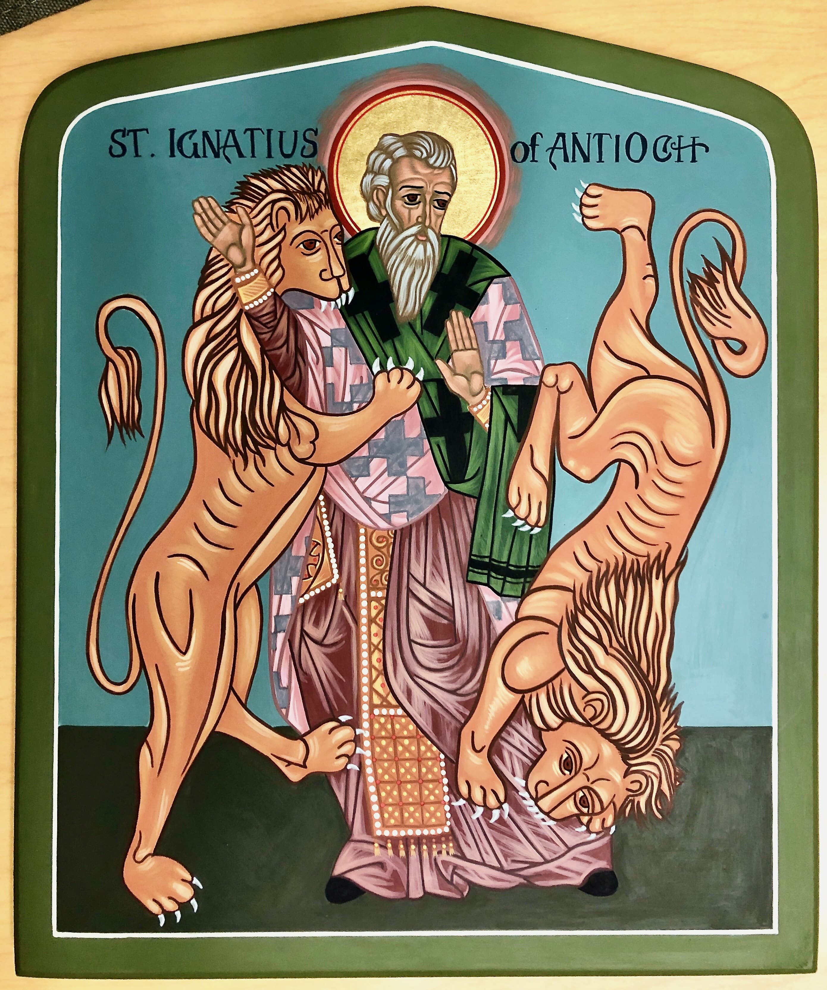 St. Ignatius of Antioch, Apostolic Father, Bishop of Antioch, Feast day October 17.